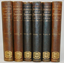 Load image into Gallery viewer, Boswell&#39;s Life of Johnson (6 volume set) 1887