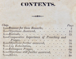 Griswold, Remarks on Prayer Meetings, a defense against aspersions 1829