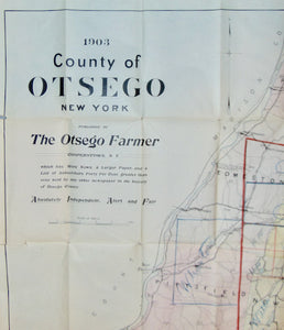 1903 Map of Otsego County, New York