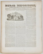 Rural Repository, September 10, 1842: Old Dutch Stone Church, Fishkill NY