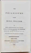 Load image into Gallery viewer, Ambercrombie, John. The Philosophy of Moral Feelings (1839)
