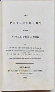Ambercrombie, John. The Philosophy of Moral Feelings (1839)
