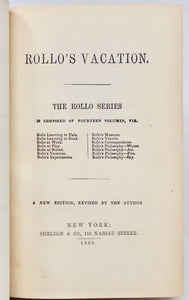 Abbott, Jacob. Rollo's Vacation