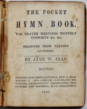 Load image into Gallery viewer, Ells, Jane W. The Pocket Hymn Book for Prayer Meetings, Monthly Consorts, &amp;c