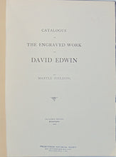 Load image into Gallery viewer, Fielding. Catalogue of The Engraved Work of David Edwin (1905)