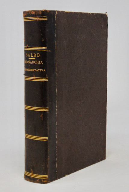 Balbo, Cesare. Della Monarchia Rappresentativa in Italia (1857)