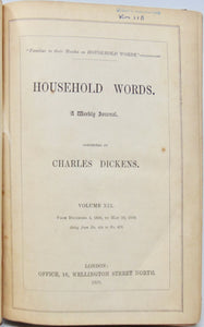 Dickens, Charles. Household Words: December 1858 to May 1859