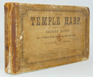 Allebach & Hunsberger. The Temple Harp (1872) 7-shape shape-note tunebook