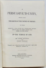 Load image into Gallery viewer, Bancroft, Joseph; Barclay, Robert. A Persuasive to Unity (Quaker)
