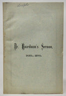 Boardman, George S.  A Sermon, When He had Attained Eighty Years of Age
