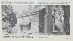 "Our Creative Years" A History of the Sugar Creek United Presbyterian Church, Dayton, Ohio, 1784-1954