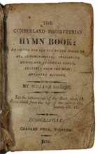 Load image into Gallery viewer, Harris. Cumberland Presbyterian Hymn Book, rare 1824 Russellville KY imprint