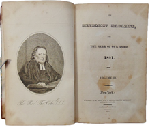 Load image into Gallery viewer, The Methodist Magazine for the year of Our Lord 1821, Volume IV. January-June