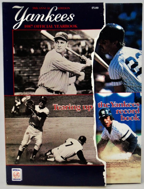 1987 New York Yankees Yearbook