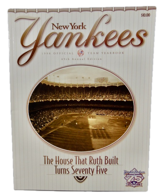 1998 Official Yearbook: New York Yankees, 49th Annual Edition