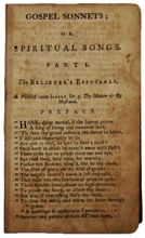 Load image into Gallery viewer, Erskine, Ralph. Gospel Sonnets; or, Spiritual Songs (1785)
