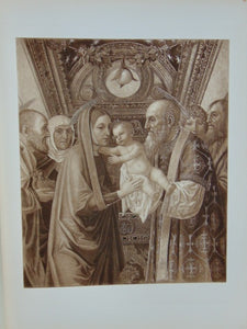 Photogravure. The Presentation of Jesus in the Temple. by Borgognone