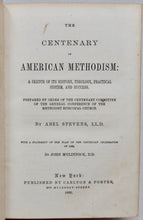 Load image into Gallery viewer, Stevens, Abel. The Centenary of American Methodism (1866)
