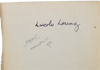 Lorenz, Lincoln. The Life of Sidney Lanier [signed with ALS & Christmas card]
