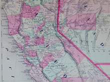 Load image into Gallery viewer, [MAP] Johnson&#39;s California, with Territories of Utah, Nevada, Colorado, New Mexico, and Arizona