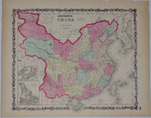 Load image into Gallery viewer, [MAP] Johnson&#39;s China (c. 1861)