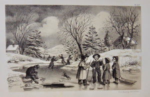 1850 American Cottage Life, poetry with gorgeous lithographs by B. F. Nutting