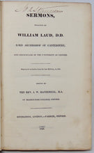 Load image into Gallery viewer, Sermons by William Laud, D.D., Lord Archbishop of Canterbury, reprint of 1651 ed