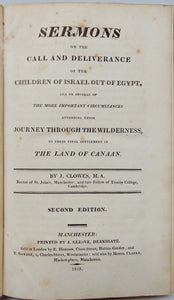 1818 Sermons on the Call and Deliverance of the Children of Israel out of Egypt
