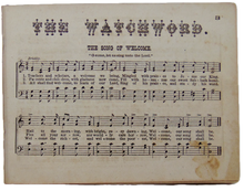 Load image into Gallery viewer, The Watchword: A Collection of Sunday-School Music (1871)