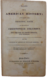 Tales from American History,  Life of Christopher Columbus 1831, Eliza Robbins