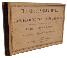 Load image into Gallery viewer, Woodbury &amp; Hastings.  The Chorus Glee Book 1850 oblong