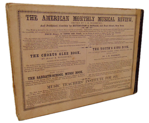 Woodbury & Hastings.  The Chorus Glee Book 1850 oblong