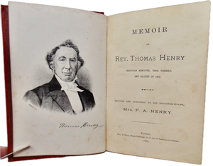 Thomas Henry (1798-1879) Canadian Christian Conference Memoir