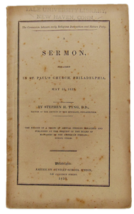 Tyng. The Connexion between early Religious Instruction and Mature Piety (1837)