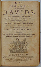 Load image into Gallery viewer, 1750 Het Nieuwe Testament &amp; 1765 De CL. Psalmen Des Propheten Davids