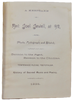 A Keepsake, by Rev. Joel Jewell, at 92, with Photo, and Sketch, Presbyterian