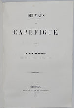 Load image into Gallery viewer, Capefigue. Louis XVI avec l&#39;Europe et L&#39;Europe pendat la revolution Francaise