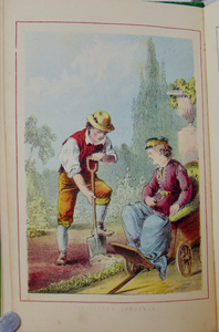 The Way to be Happy; or, The Story of Willie the Gardener Boy w/ color plate