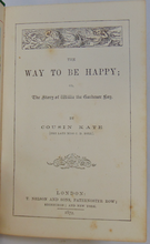 Load image into Gallery viewer, The Way to be Happy; or, The Story of Willie the Gardener Boy w/ color plate