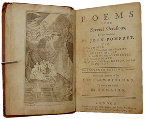 Poems upon Several Occasions, By the Reverend Mr. John Pomfret (1756)