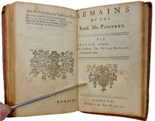Load image into Gallery viewer, Poems upon Several Occasions, By the Reverend Mr. John Pomfret (1756)