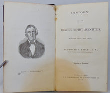 Load image into Gallery viewer, History of the Abington Baptist Association, from 1807 to 1857, NE Pennsylvania