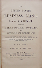 Load image into Gallery viewer, The United States Business Man&#39;s Law Cabinet , 7 books bound together (1868)