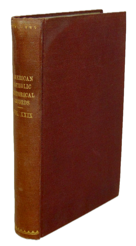 Records of the American Catholic Historical Society of Philadelphia for 1917