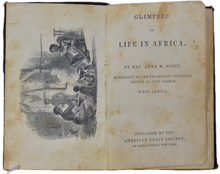 Load image into Gallery viewer, Glimpses of Life in Africa, Anna M. Scott, Protestant Episcopal Missionary