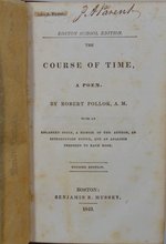 Load image into Gallery viewer, Robert Pollock (1798-1827) A Course of Time, Presbyterian, Destiny of Men