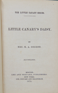 Little Canary's Daisy (The Little Canary Series) 1873