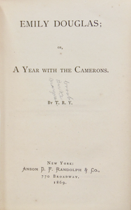 Emily Douglas; or, A Year with the Camerons 1869 Christian Story