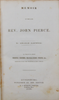 Memoir of the late Rev. John Pierce, Universalist minister (1842)