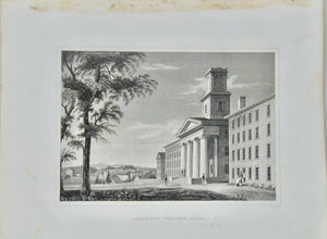 [ENGRAVING] Amherst College, Mass. 1846